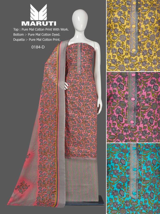 Maruti 184 By Bipson 0184 Series Dress Material suppliers in India